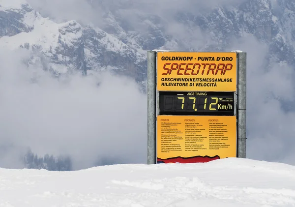 Seiser Alm Italië Maart Uitzicht Speedtrap Bergen 2015 — Stockfoto