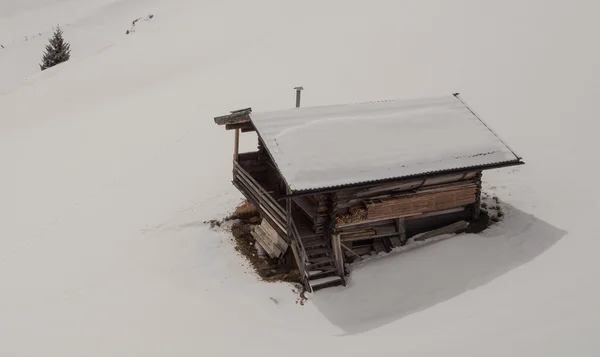 Huts in the mountains — Stock Photo, Image