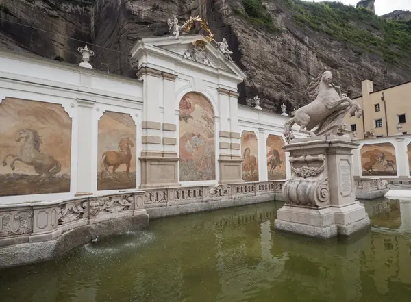 Zbiornik na wodę Pfederschwemme w Salzburgu — Zdjęcie stockowe