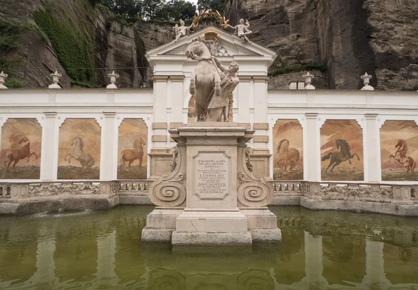 Water tank Pfederschwemme in Salzburg — Stock Photo, Image