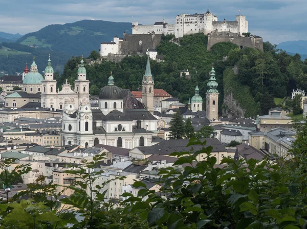 Hill fort Hohensalzburg in Salzburg — Stockfoto