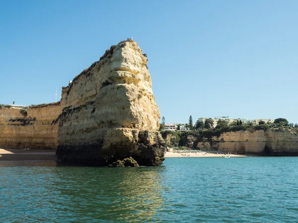 Een boottocht in de buurt van de Algarve kust — Stockfoto