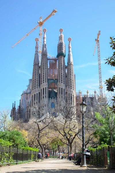 La sagrada familia için Barselona — Stok fotoğraf