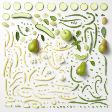 organik yeşil sebze ve meyve