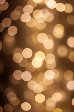 Doğal bokeh. Tatil ışıklarının fotoğrafı