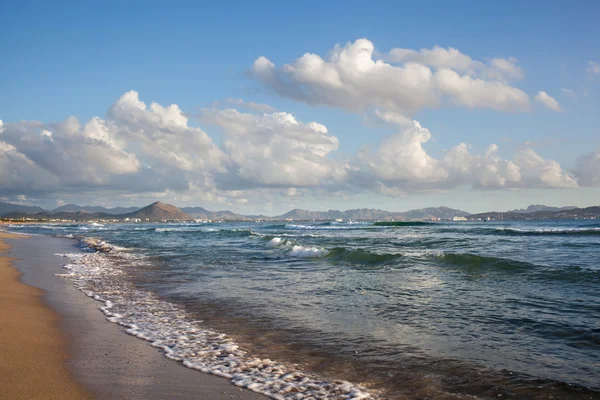 Strand auf Mallorca, kann picafort — Stockfoto