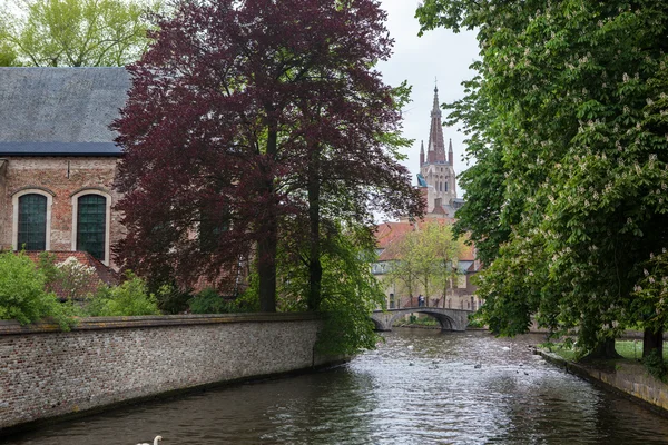 Veduta di Bruges, Belgio — Foto Stock