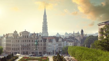 Monts des Arts in Brussels, Belgium clipart