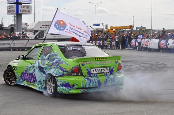 Autofestival 2014, drift. — Stock fotografie