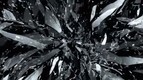 4k, bris et éclatement de verre 