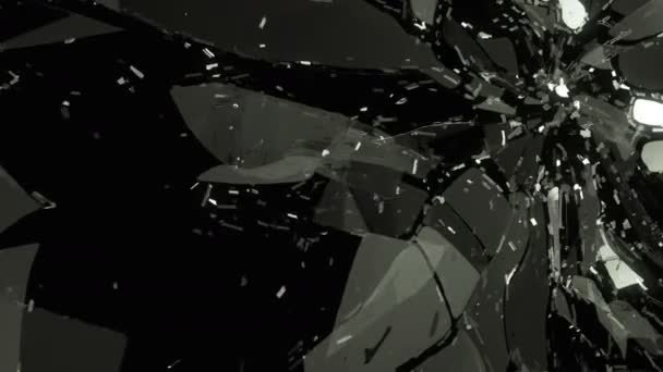 4k, bris et éclatement de verre 