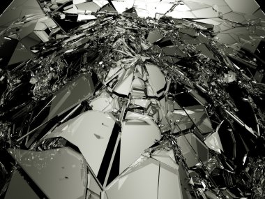 Destructed veya Shattered cam parçaları
