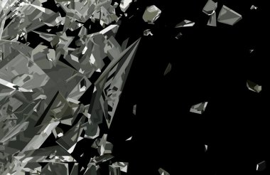 Kırık cam ile hareket bulanıklığı