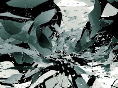 Kırık cam ile hareket bulanıklığı