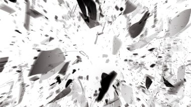 kırık cam parçaları