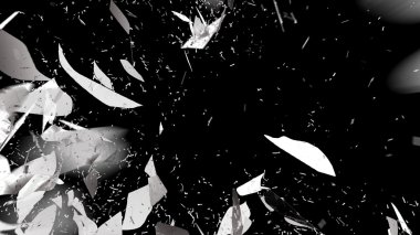 Kırık cam ile hareket bulanıklığı