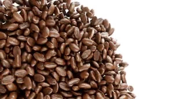 落ちると混合のコーヒー豆 — ストック動画