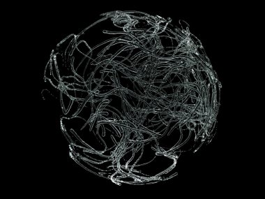 Karıştırma ve oluşumu üzerinde beyaz izole koyu sıvı damla