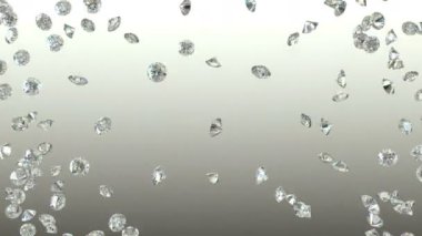 Parlak elmas saçılma