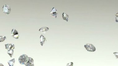 Parlak elmas saçılma