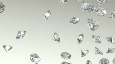 Parlak elmas saçılma