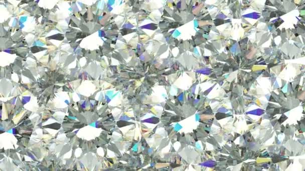 闪亮的钻石散射 — 图库视频影像
