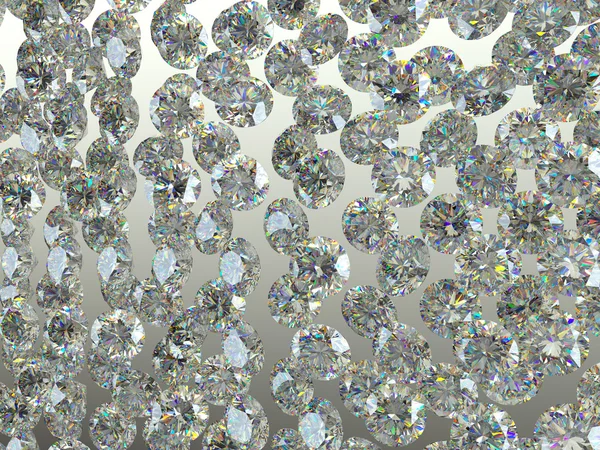 Mousserande stora diamanter — Stockfoto