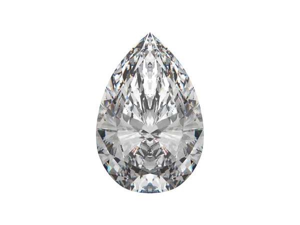 大きな梨カット ダイヤモンド — ストック写真