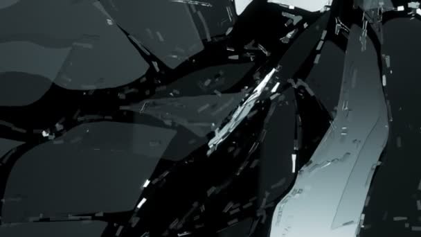 Verre cassé et endommagé  