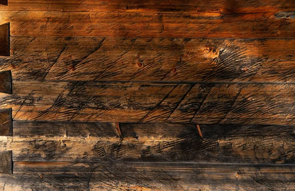 Holz Rustikale Textur Oder Hintergrund Gealterte Holzwände Und Bretter — Stockfoto