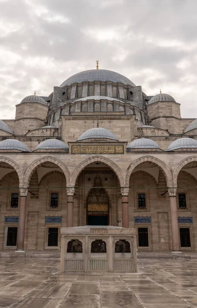 Moschea Suleymaniye Una Delle Più Belle Onorate Moschee Della Turchia — Foto Stock