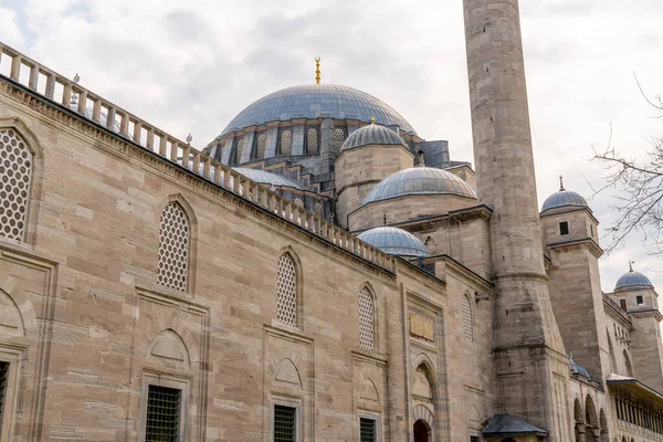 Mesquita Suleymaniye Uma Das Mais Belas Honradas Mesquitas Turquia Capturado — Fotografia de Stock