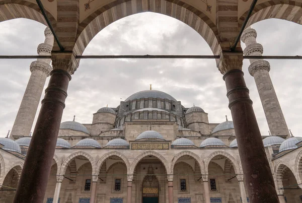 Moschea Suleymaniye Una Delle Più Belle Onorate Moschee Della Turchia — Foto Stock