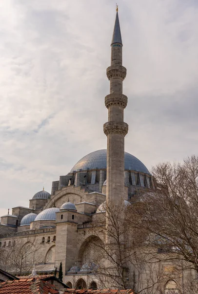Мечеть Сулейманіє Одна Найкрасивіших Найшанованіших Мечетей Туреччини Захоплений Стамбулі Березень — стокове фото