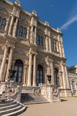 Dolmabahce Sultan Sarayı. İstanbul 'da turizm ve gezi. Ele geçirilen Mart 2021.