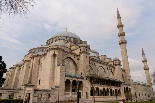 Moschea Suleymaniye Una Delle Più Belle Onorate Moschee Della Turchia — Foto Stock