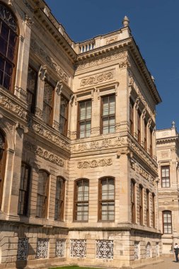 Dolmabahce Sultan Sarayı. İstanbul 'da turizm ve gezi. Ele geçirilen Mart 2021.