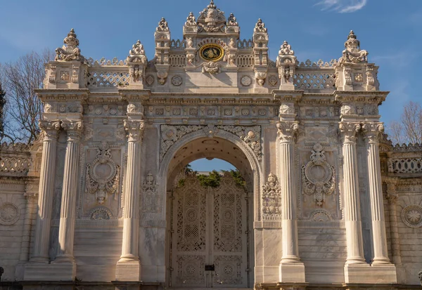 Palazzo Del Sultano Dolmabahce Turismo Visite Turistiche Istanbul Catturato Nel — Foto Stock