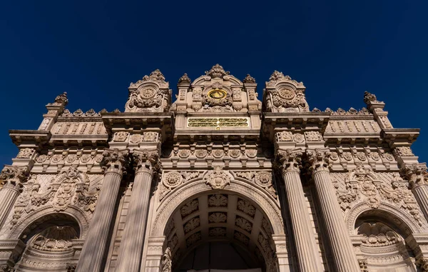 Palác Dolmabahce Sultána Cestovní Ruch Poznávání Památek Istanbulu Zajat Březnu — Stock fotografie