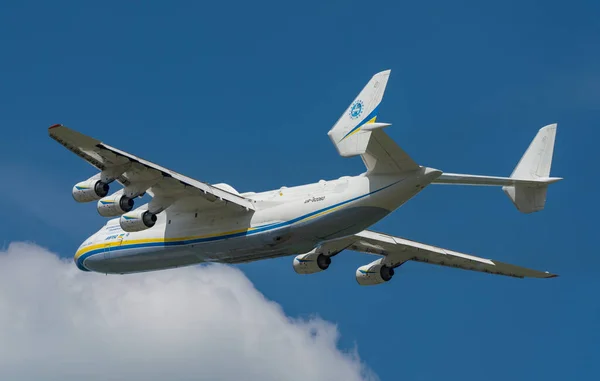 225 Antonov Mriya Partiu Aeroporto Internacional Kyiv Antonov Para Realizar — Fotografia de Stock