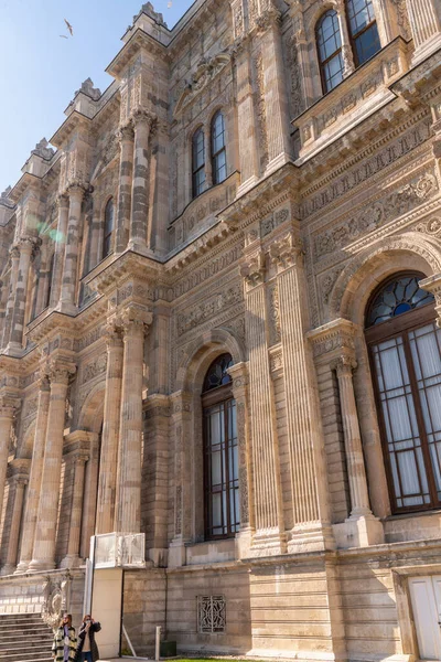 Palacio Del Sultán Dolmabahce Turismo Turismo Estambul Capturado Marzo 2021 Imágenes de stock libres de derechos