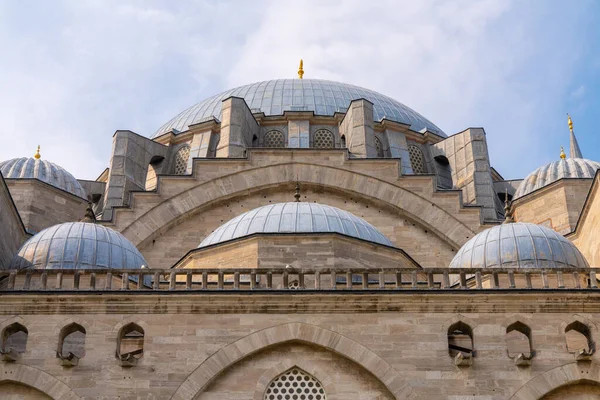 Mešita Suleymaniye Jedna Nejkrásnějších Nejčestnějších Mešit Turecku Zajat Istanbulu Březen Stock Snímky