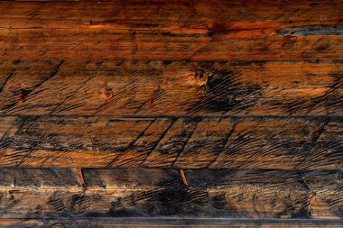 Ahşap kırsal doku ya da arka plan. Eski ahşap duvar ve tahtalar