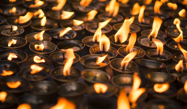 Large group of Candles — Stock Photo, Image