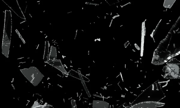 Parçalanmış ve bölünmüş cam