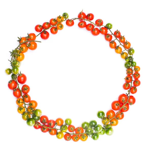 Cherry tomatoes circle — Stock Photo, Image