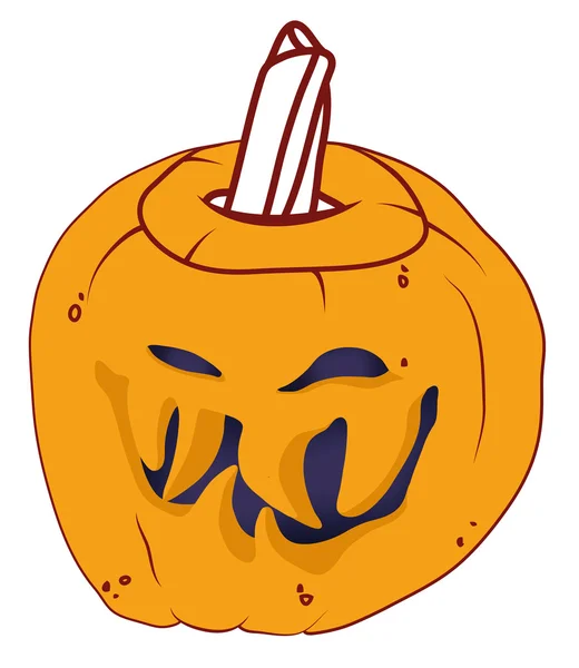 Malicious Halloween pumpkin — Stock Photo, Image