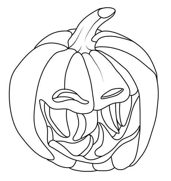 Smiley Halloween pumpkin — Stock Photo, Image