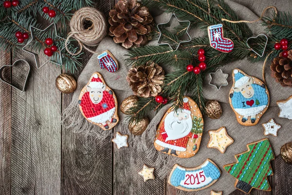 Pasticceria e biscotti natalizi — Foto Stock