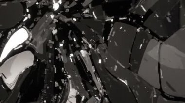 kırık cam parçaları